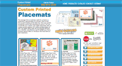 Desktop Screenshot of customprintedplacemats.com
